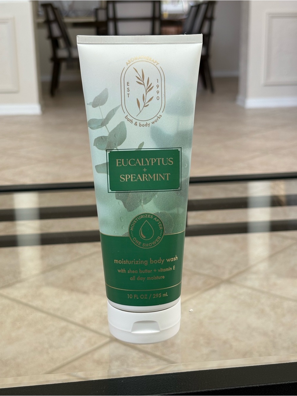 Bath & Body Works Eucalyptus + Spearmint Body Wash - Green